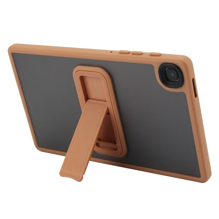 Защитный чехол Deexe Crystal Kickstand для Samsung Galaxy Tab A7 Lite (T220/T225) - Gold: фото 2 из 12