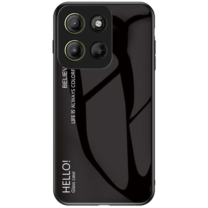 Защитный чехол Deexe Gradient Color для Motorola Moto G15 - Black: фото 1 из 10