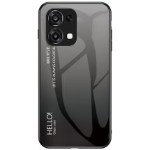 Захисний чохол Deexe Gradient Color для OPPO A6 / A6 Pro - Black / Grey: фото 1 з 7