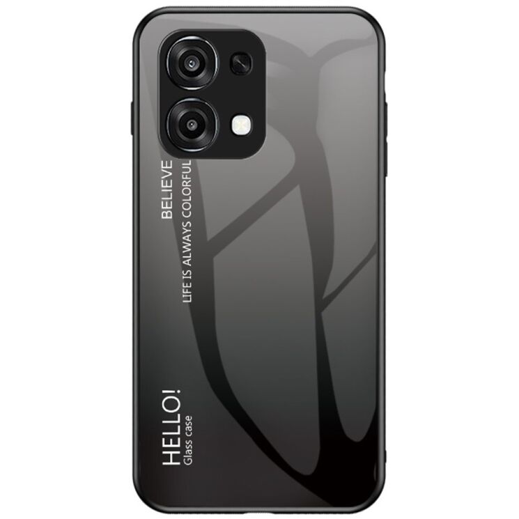 Захисний чохол Deexe Gradient Color для OPPO A6 / A6 Pro - Black / Grey: фото 1 з 7