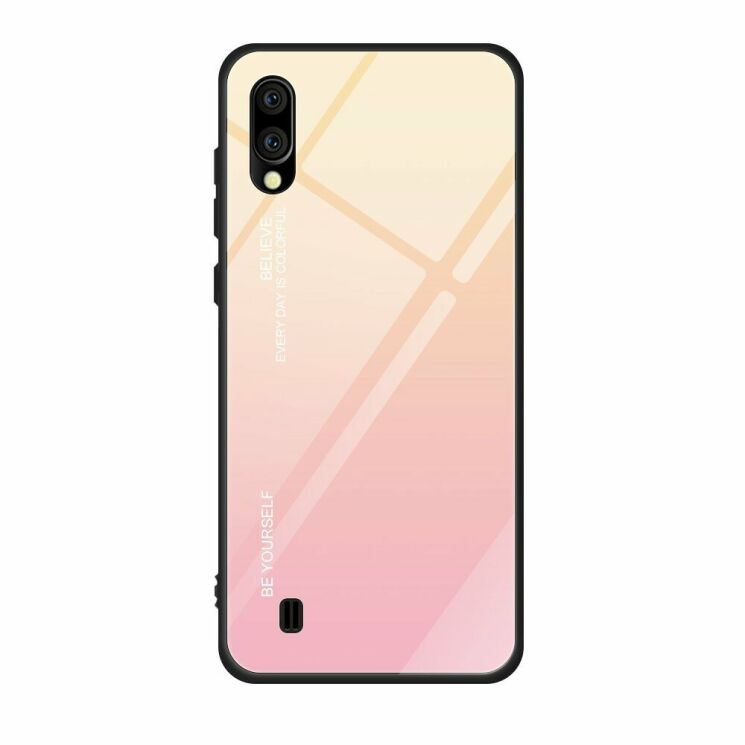 Защитный чехол Deexe Gradient Color для Samsung Galaxy M10 (M105) - Gold / Pink: фото 1 из 14
