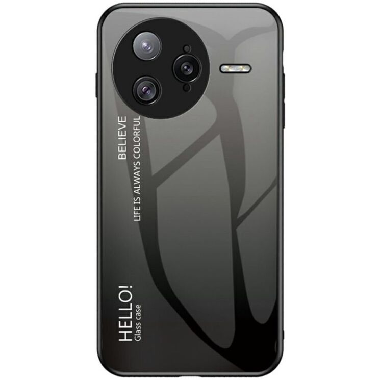 Защитный чехол Deexe Gradient Color для Xiaomi Poco F7 Ultra - Black / Grey: фото 1 из 8