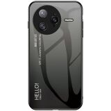 Захисний чохол Deexe Gradient Color для Xiaomi Poco F7 Ultra - Black / Grey (378715BH)
