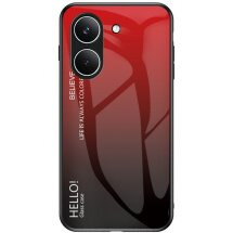 Защитный чехол Deexe Gradient Color для Xiaomi Poco X8 Pro - Red / Black: фото 1 из 8
