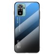 Защитный чехол Deexe Gradient Color для Xiaomi Redmi Note 10 / Note 10s / Poco M5s - Black / Blue (278527BL)