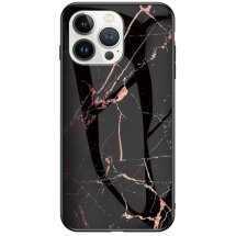 Защитный чехол Deexe Gradient Pattern для Apple iPhone 14 Pro - Black / Gold: фото 1 из 9