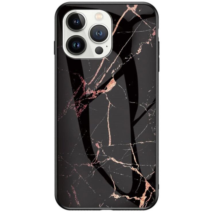 Захисний чохол Deexe Gradient Pattern для Apple iPhone 14 Pro - Black / Gold: фото 1 з 9
