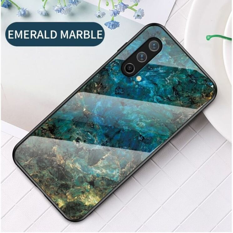 Чехол с рисунком Deexe Gradient Pattern для OnePlus Nord CE - Emerald: фото 2 из 9