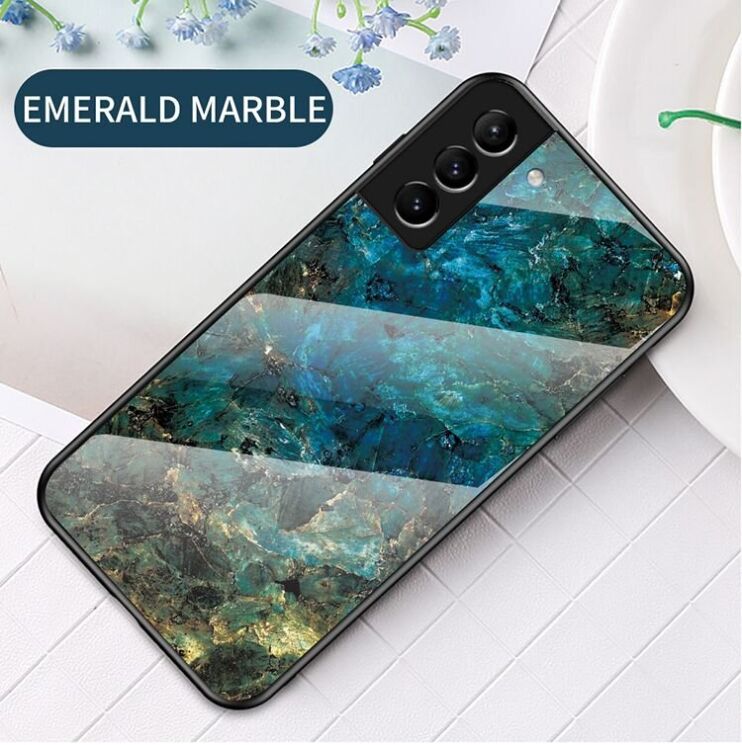 Защитный чехол Deexe Gradient Pattern для Samsung Galaxy S22 - Emerald: фото 2 из 7
