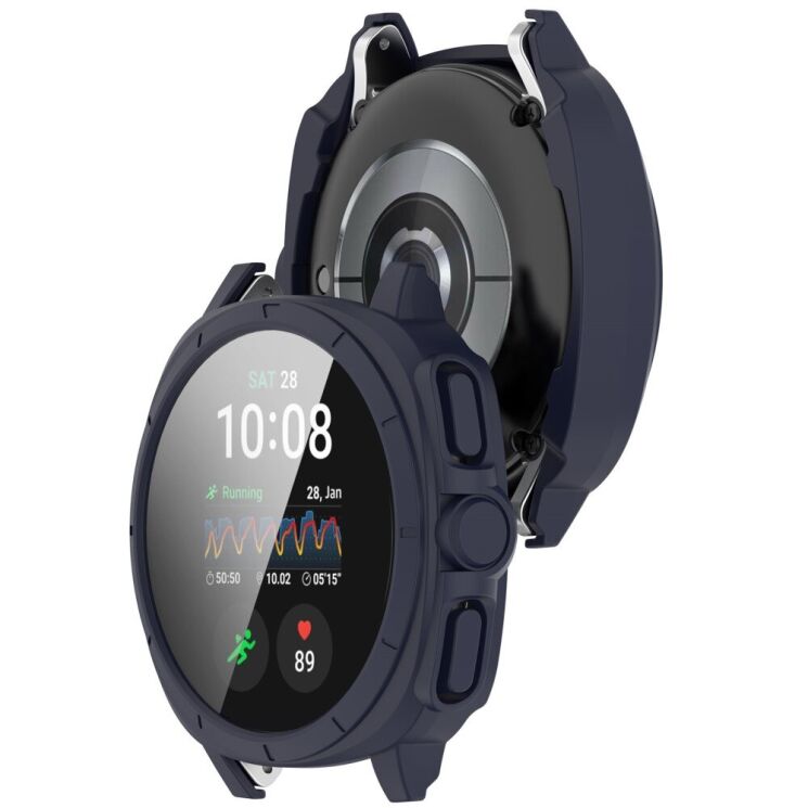 Защитный чехол Deexe Hollow Frame для Samsung Galaxy Watch 7 (44mm) - Midnight Blue: фото 3 из 7