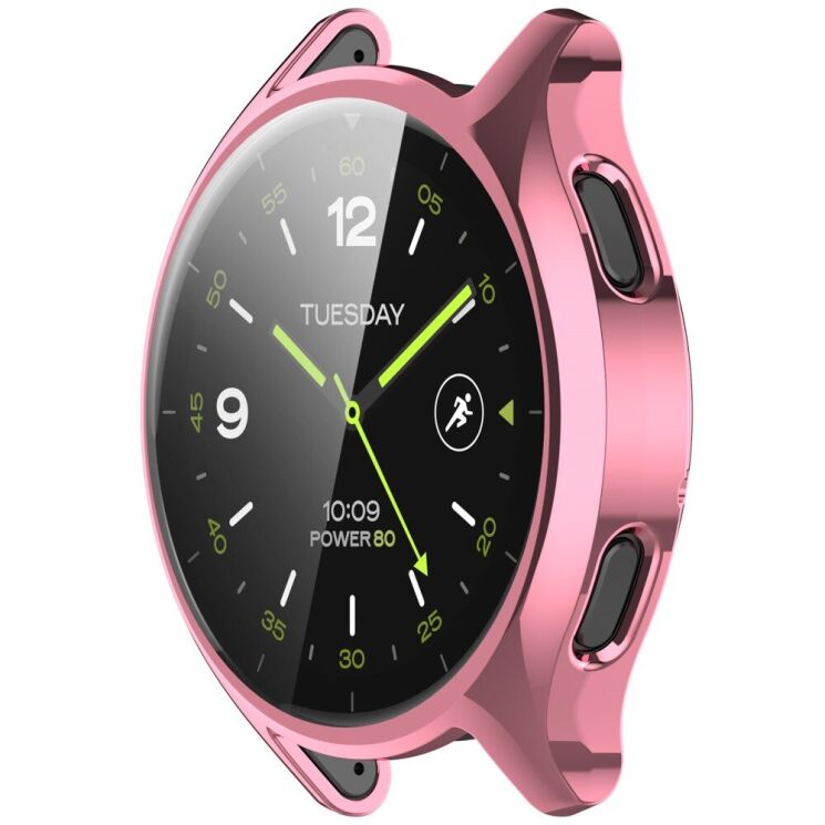 Защитный чехол Deexe Hard Frame для Xiaomi Watch 2 - Pink: фото 5 из 8