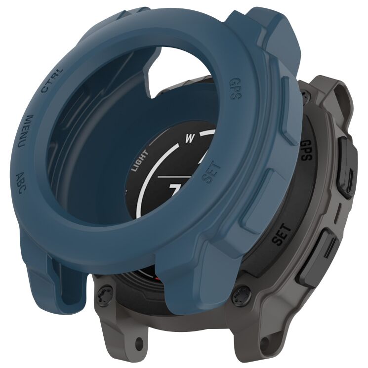 Захисний чохол Deexe Hollow Cover для Garmin Instinct E (40mm) - Blue (400500L) Захисний чохол Deexe Hollow Cover для Garmin Instinct E (40mm) - Blue: фото 1 з 8