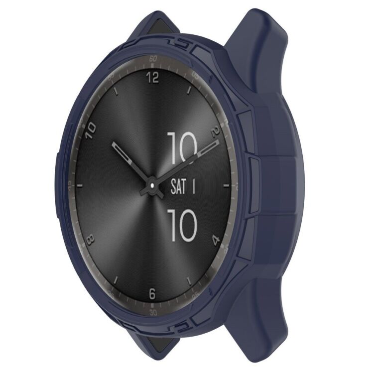 Защитный чехол Deexe Hollow Cover для Garmin Vivomove Trend - Midnight Blue: фото 4 из 8