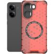 Захисний чохол Deexe Honeycomb Magnetic для Xiaomi Poco X7 Pro - Red (371751R)