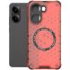 Захисний чохол Deexe Honeycomb Magnetic для Xiaomi Poco X7 Pro - Red (371751R). Фото 1 з 8
