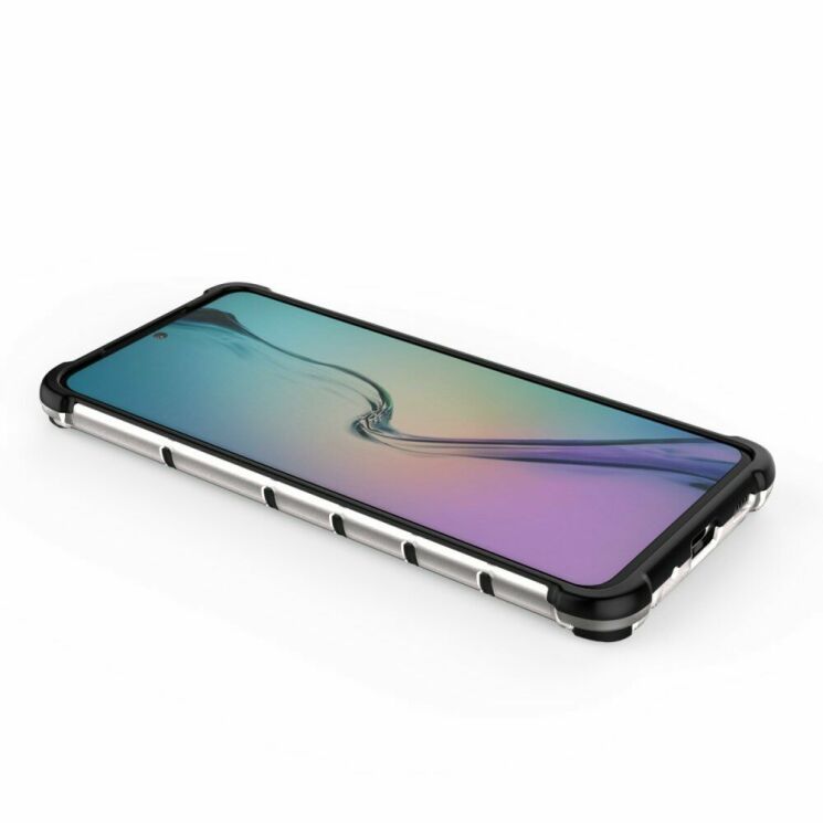 Защитный чехол Deexe Honeycomb Series для Samsung Galaxy S20 Ultra (G988) - White: фото 10 из 13