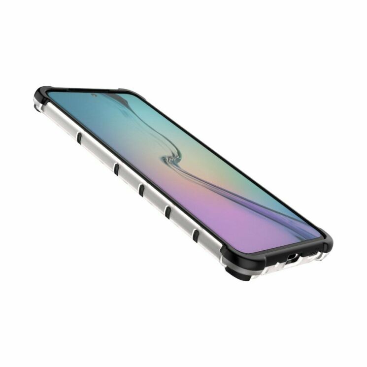 Защитный чехол Deexe Honeycomb Series для Samsung Galaxy S20 Ultra (G988) - White: фото 9 из 13