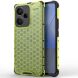 Захисний чохол Deexe Honeycomb Series для Xiaomi Redmi Note 13 Pro+ - Green (340552G). Фото 1 з 5