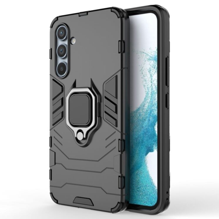 Захисний чохол Deexe Hybrid Case для Samsung Galaxy A54 (A546) - Black: фото 2 з 8