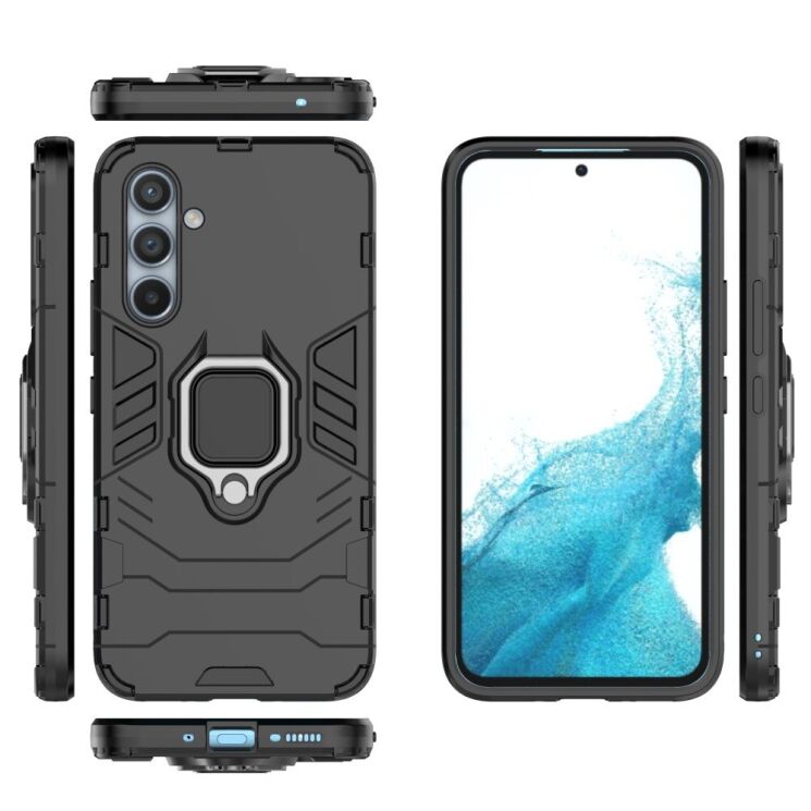 Захисний чохол Deexe Hybrid Case для Samsung Galaxy A54 (A546) - Black: фото 5 з 8
