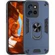 Защитный чехол Deexe Hybrid Shell для Motorola Edge 50 Neo - Blue (367144L)