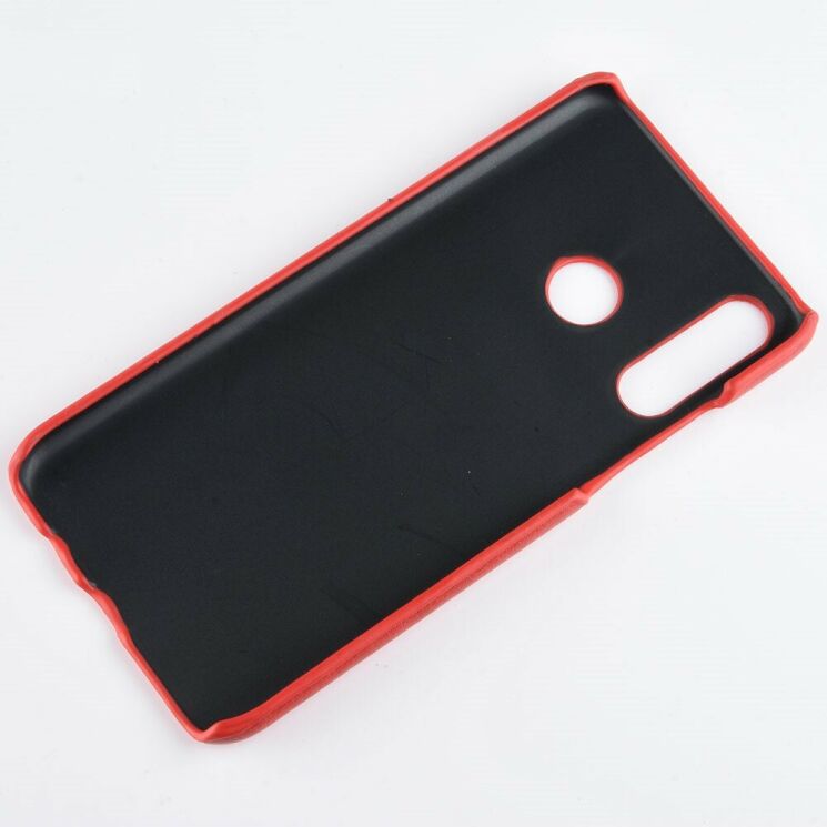 Захисний чохол Deexe Leather Back Cover для Huawei P30 Lite - Red: фото 5 з 8