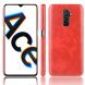 Защитный чехол Deexe Leather Back Cover для Realme X2 Pro - Red (248604R). Фото 1 из 7