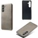 Защитный чехол Deexe Leather Back Cover для Samsung Galaxy S25 (S931) - Grey (375355H). Фото 2 из 4