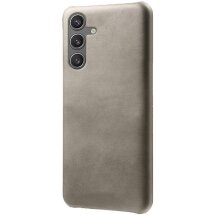 Защитный чехол Deexe Leather Back Cover для Samsung Galaxy S25 (S931) - Grey: фото 1 из 4