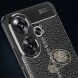 Защитный чехол Deexe Leather Cover для Xiaomi Poco F6 - Black (355039B). Фото 6 из 7