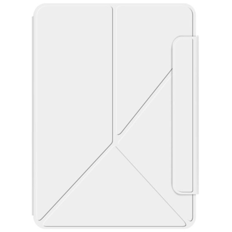 Защитный чехол Deexe Magnetic Case для Apple iPad Air 11 M3/M2 (2025/2024) / Air 4 / 5 10.9 (2020/2022) / Pro 11 (2020/2021/2022) - White: фото 6 из 7