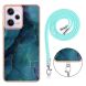 Защитный чехол Deexe Marble Case with Strap для Xiaomi Poco X5 Pro / Redmi Note 12 Pro - Green (318755G). Фото 4 из 7