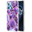 Захисний чохол Deexe Marble Pattern для Realme 9 Pro - Dark Purple (300615DV)