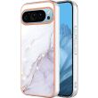 Защитный чехол Deexe Marble Style для Google Pixel 9 / 9 Pro - White (360016W)