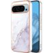 Защитный чехол Deexe Marble Style для Google Pixel 9 / 9 Pro - White (360016W). Фото 1 из 6