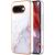 Защитный чехол Deexe Marble Style для Google Pixel 9a - White: фото 1 из 6