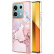 Защитный чехол Deexe Marble Style для Xiaomi Redmi Note 13 5G - Rose Gold (341284RG)