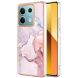 Защитный чехол Deexe Marble Style для Xiaomi Redmi Note 13 5G - Rose Gold (341284RG). Фото 1 из 6