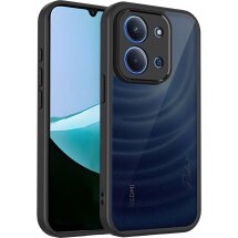 Захисний чохол Deexe Matte Skin для Xiaomi Redmi 17 - Transparent Black: фото 1 з 8