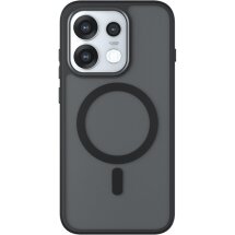 Защитный чехол Deexe Matte Skin with MagSafe для OPPO Reno 16 Pro - Black: фото 1 из 14