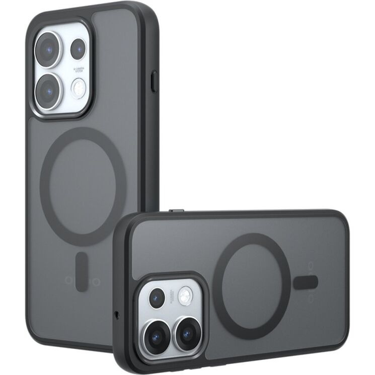 Защитный чехол Deexe Matte Skin with MagSafe для OPPO Reno 16 Pro - Black (413604B) Защитный чехол Deexe Matte Skin with MagSafe для OPPO Reno 16 Pro - Black: фото 2 из 14