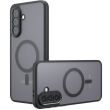 Защитный чехол Deexe Matte Skin with MagSafe для Samsung Galaxy A56 (A566) - Black (372169B)