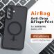 Защитный чехол Deexe Matte Skin with MagSafe для Samsung Galaxy A56 (A566) - Black (372169B). Фото 2 из 11