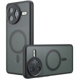 Захисний чохол Deexe Matte Skin with MagSafe для Xiaomi Poco F7 Ultra - Black: фото 1 з 11