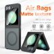 Защитный чехол Deexe Matte Skin with MagSafe (FF) для Samsung Galaxy Flip 6 - Black (357558B). Фото 2 из 13