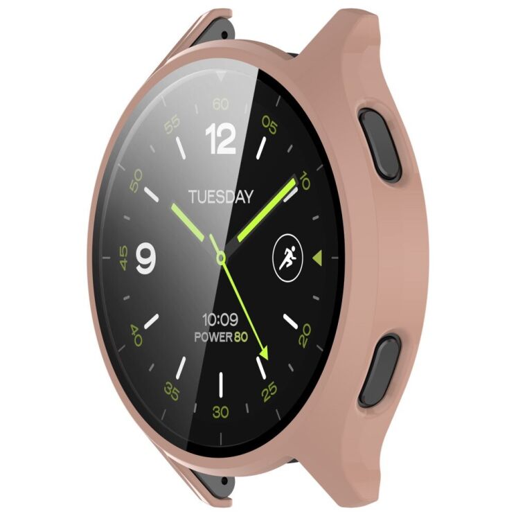 Защитный чехол Deexe Protective Frame для Xiaomi Watch 2 - Pink: фото 2 из 8