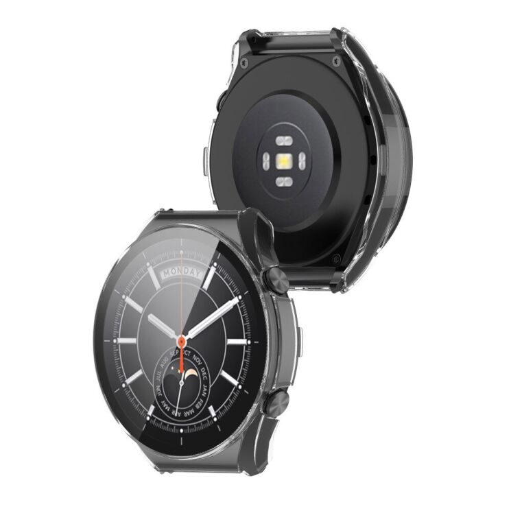 Защитный чехол Deexe Protective Frame для Xiaomi Watch S1 - Transparent: фото 5 из 9