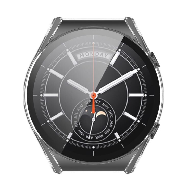 Защитный чехол Deexe Protective Frame для Xiaomi Watch S1 - Transparent: фото 2 из 9