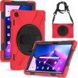Захисний чохол Deexe Rotation Hybrid для Lenovo Tab M10 (Gen 3) TB328 - Red (305813R)