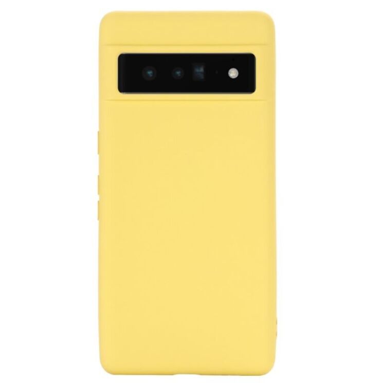 Защитный чехол Deexe Silicone Case для Google Pixel 7 Pro - Yellow: фото 3 из 7